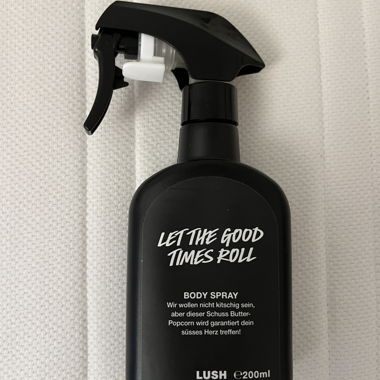 Lush Body Spray, Let the good times roll
