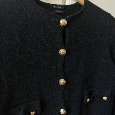 Woll Cardigan von Massimo Dutti