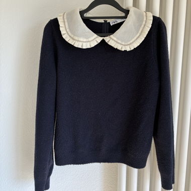Pull ZARA col Claudine bicolore