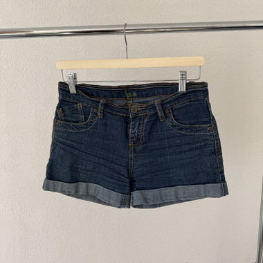 Short in denim blu scuro, XS-S