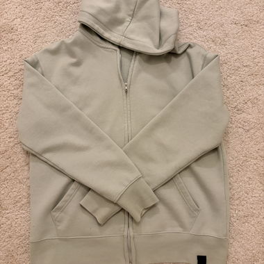 Pull&Bear Zip-Hoodie verde chiaro taglia S