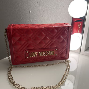 Sac Love Moschino rouge
