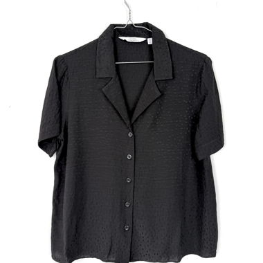 Blusa maniche corte con motivo strutturato_&otherstories