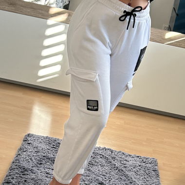 Trainerhose weiss