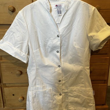 Weisse Arbeitsbluse Clinic Dress