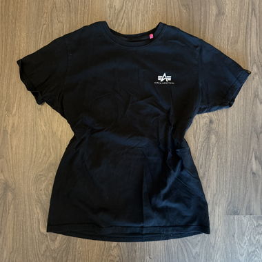 T-shirt noir Alpha Industries