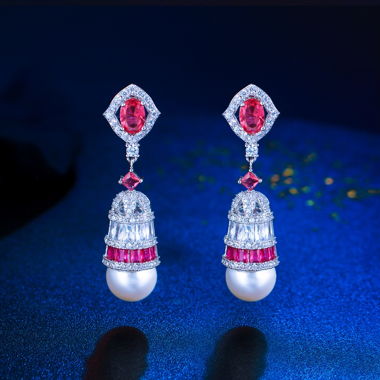 Orecchini Statement con Perle