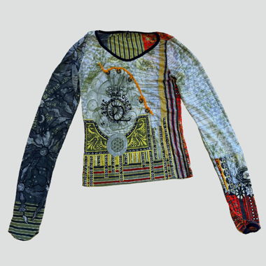 Save the Queen vintage graphic longsleeve