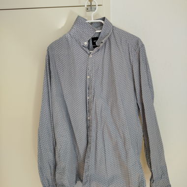 Chemise Brice regular M motifs triangles