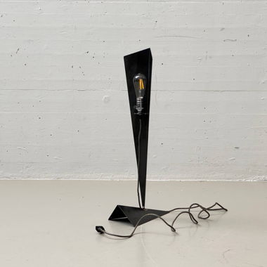 Lampadaire sculptural en métal, années 1970