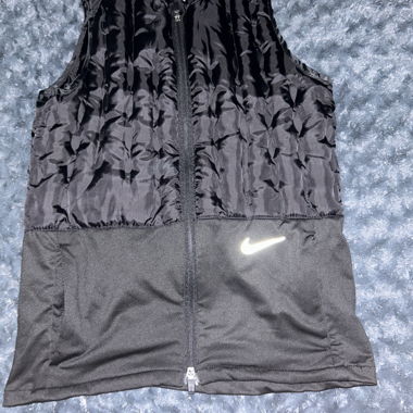 Gilet con zip Nike nero