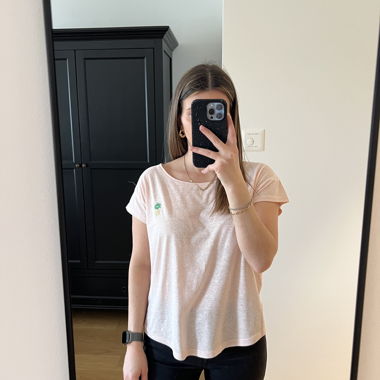 T-shirt Review rose Ananas