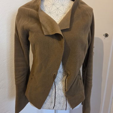 Fleecejacke braun, Gr. 38