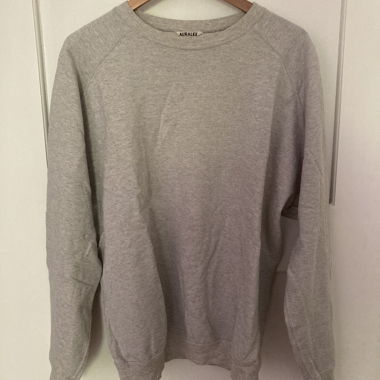 AURALEE Grey Sweatshirt