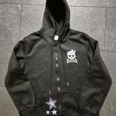Felpa gothica con zip
