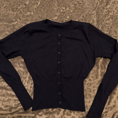 Navy blue Button Cardigan