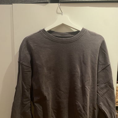 Sweatshirt braun, weinrot