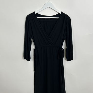 Robe portefeuille noire