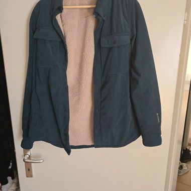 46 Nord mit Teddystoff gefütterte Jacke