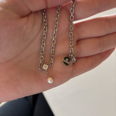Collier en perles Purelei argenté