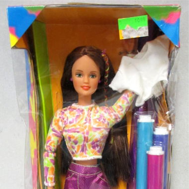 1998 Tie Dye Batik Fun Barbie Teresa 2 Shirts weis