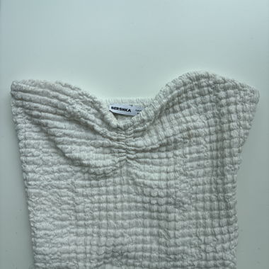 Haut Bershka blanc