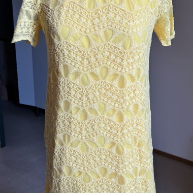Abito Giallo in Pizzo