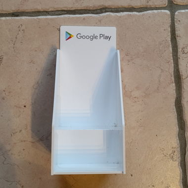 Business card and/or flyer display