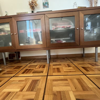 Credenza bassa marrone 195x78x40