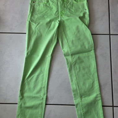 Hellgrüne Jeans