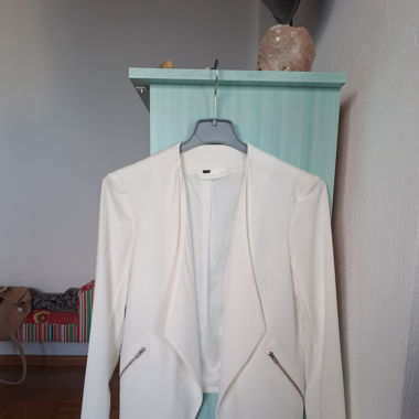 Blaser blanc court