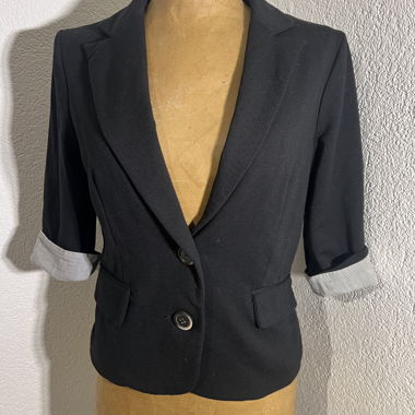 Schwarzer Blazer Saint Tropez, Grösse M