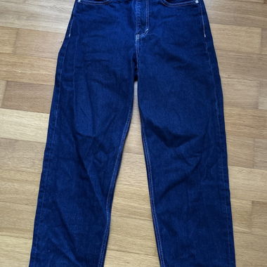 Jeans bleu droit