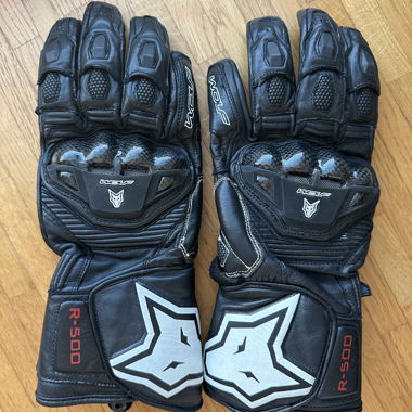 Gant de moto en cuir 
