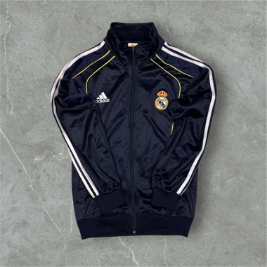 vintage real madrid adidas trackjacket navy/white