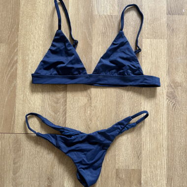 Dark Blue Bikini by coulbourn