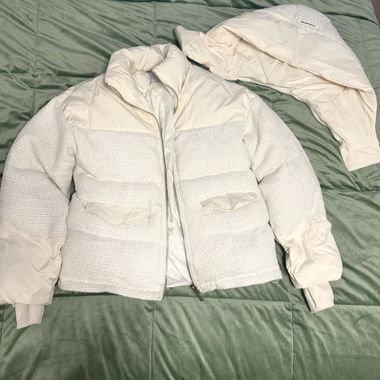 Puffer Jacke Bouclé