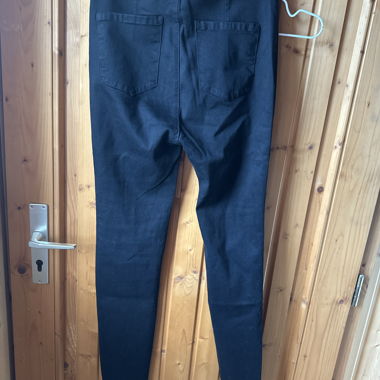Pantalone nero vita alta donna taglia 42