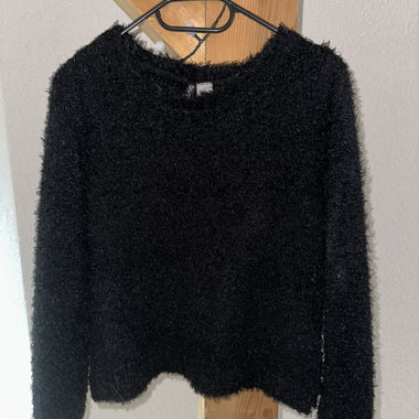 Maglione in maglia nero