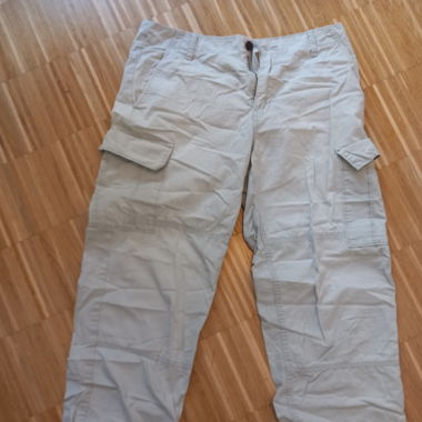 Pantalon cargo blanc cassé jack & jones