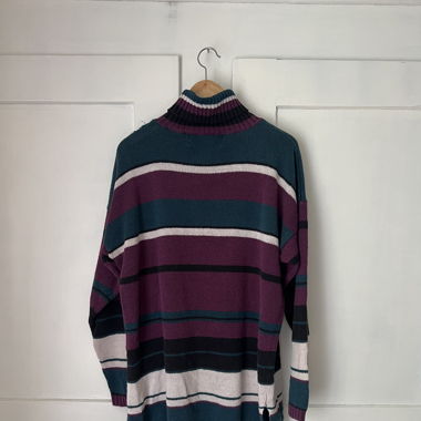 vintage turtleneck knit jumper 