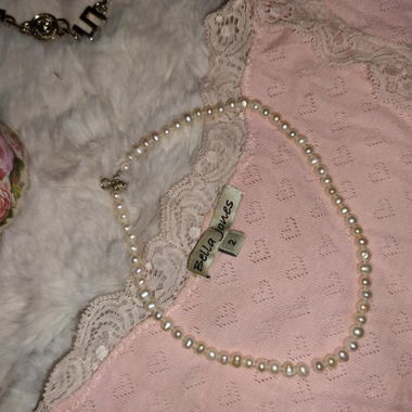 Cardigan rose Bella Jones dentelle
