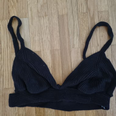 Top Bralette nero