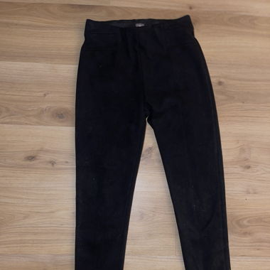 Leggings in Wildlederoptik