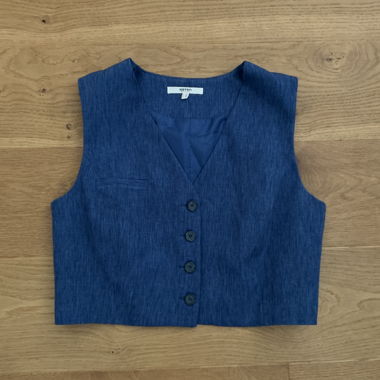 Blue Women’s Vest by Koton