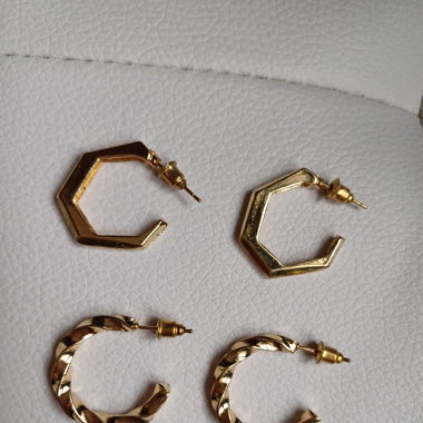 Lot de boucles d'oreilles 