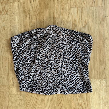 Top Bandeau à Imprimé Léopard