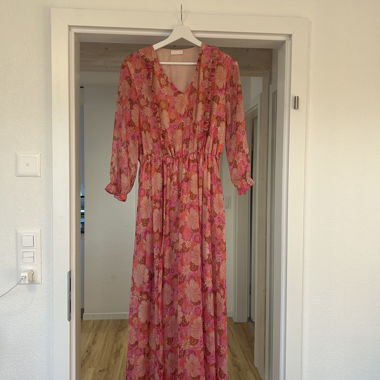 Robe maxi à fleurs
