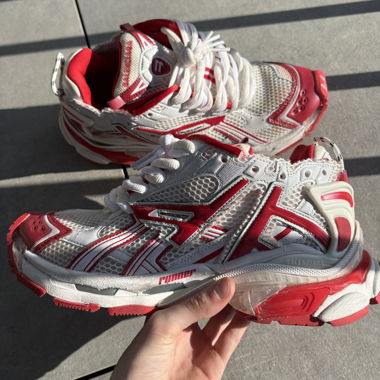 Red/White Balenciaga Sneakers