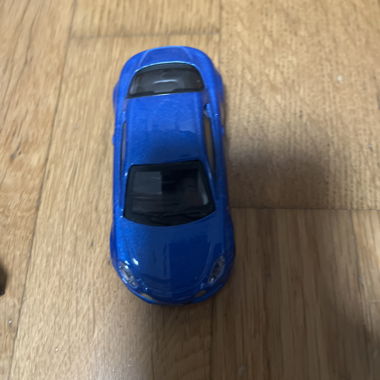Blue Miniature Car